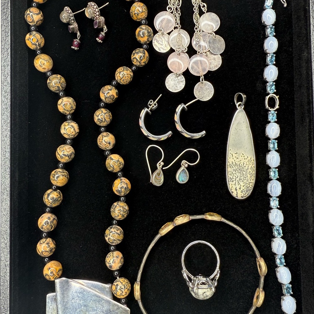 Sterling silver jewelry lot